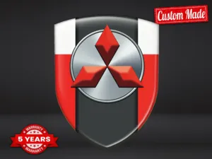 Mitsubishi Pegatinas Logo Auto Resistentes Alta Calidad Profesional